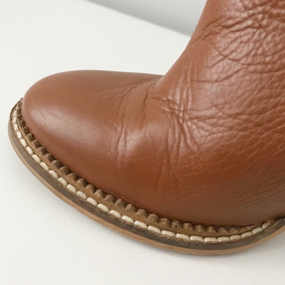 Chestnut Brown Ankle Boots - Picture 6 of 8